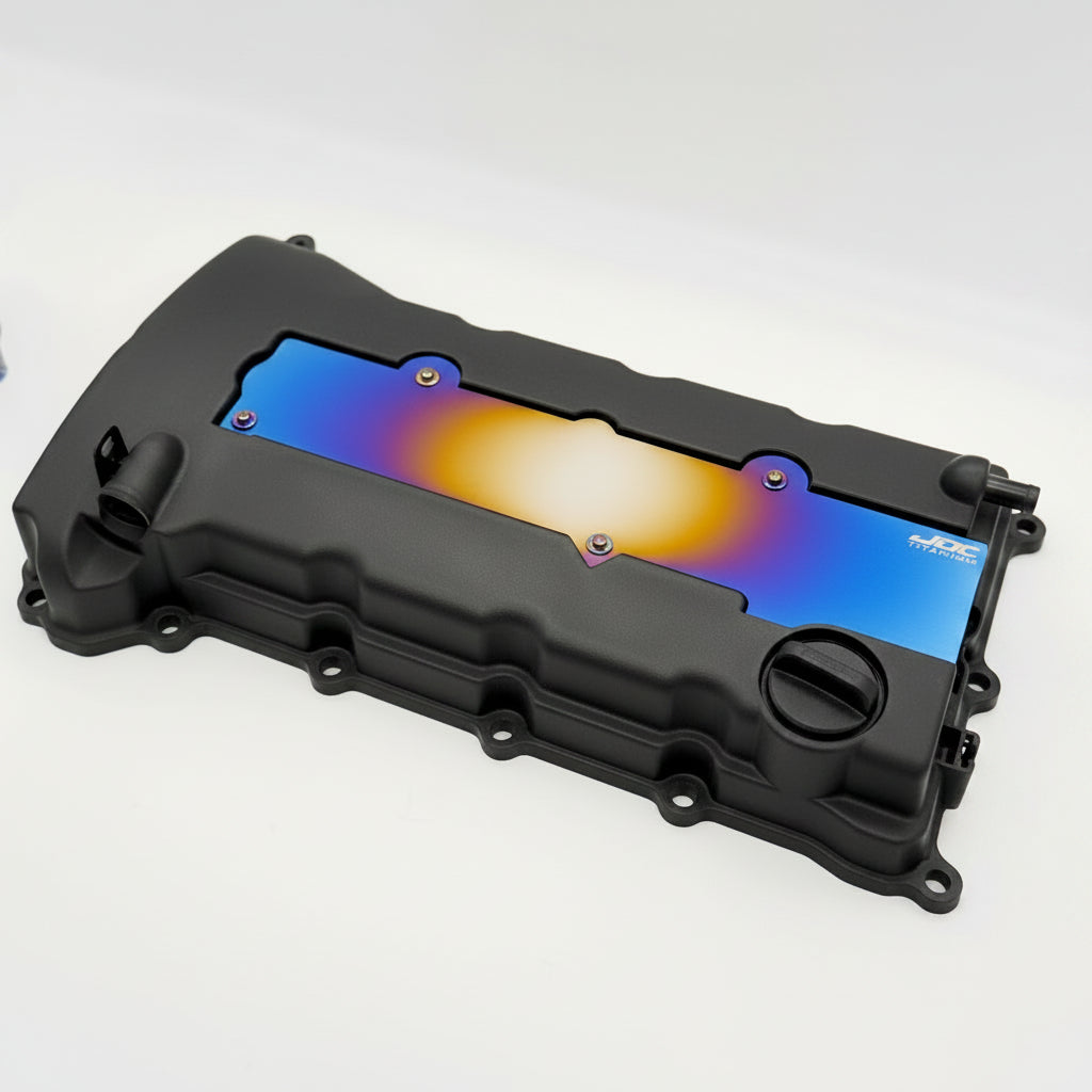 JDC Titanium Spark Plug Cover | Mitsubishi Evo X | JD Customs U.S.A