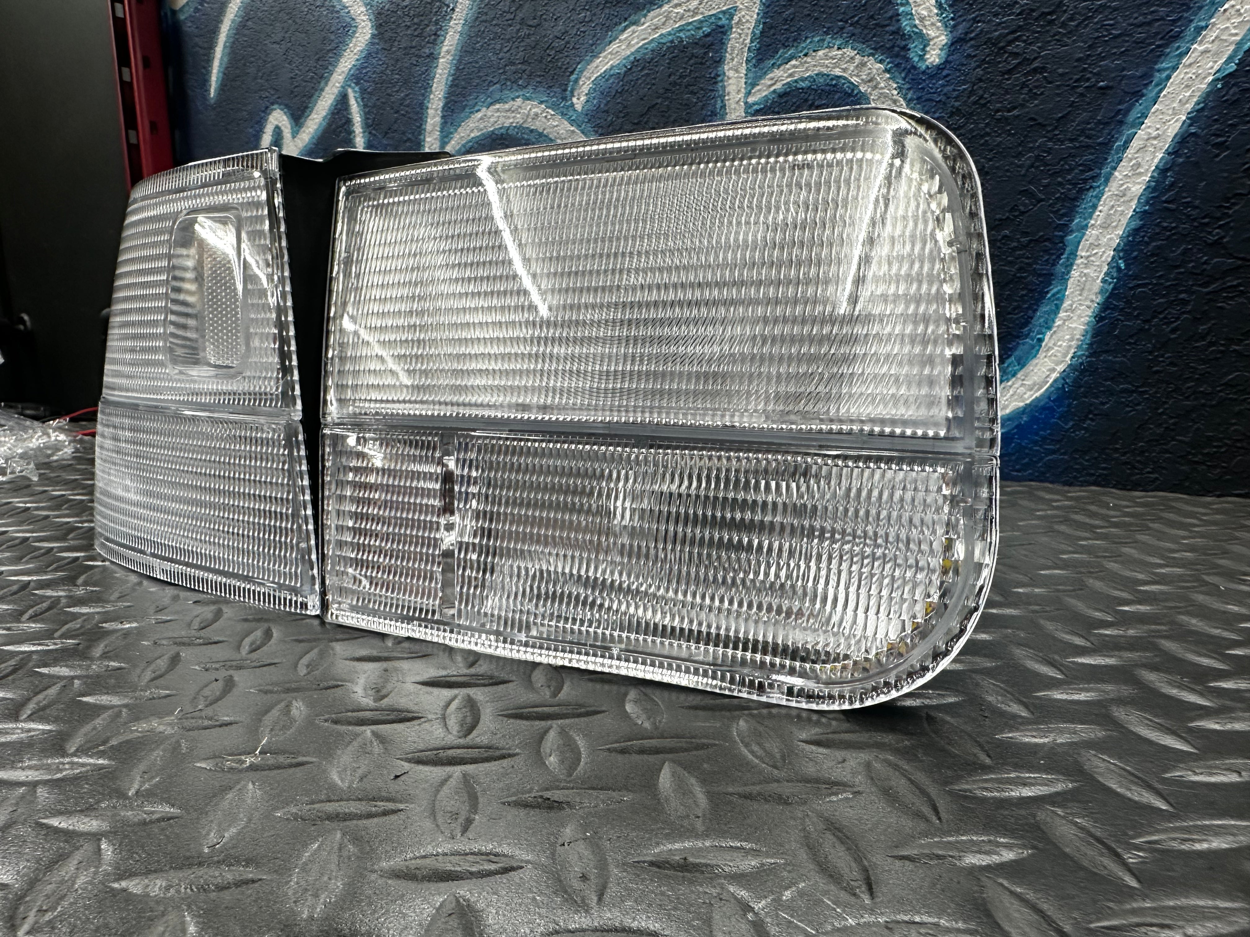 NTXGlow Jdm Clear 4pcs Rear Tail Light (1996-2000 Honda Civic 2d Coupe)
