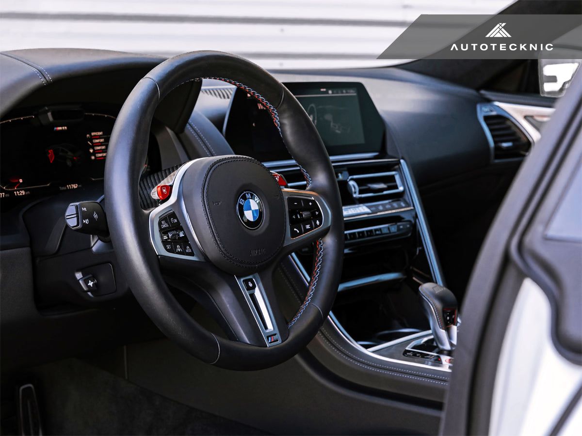 Cubierta superior de carbono de repuesto para volante AutoTecknic - F90 M5