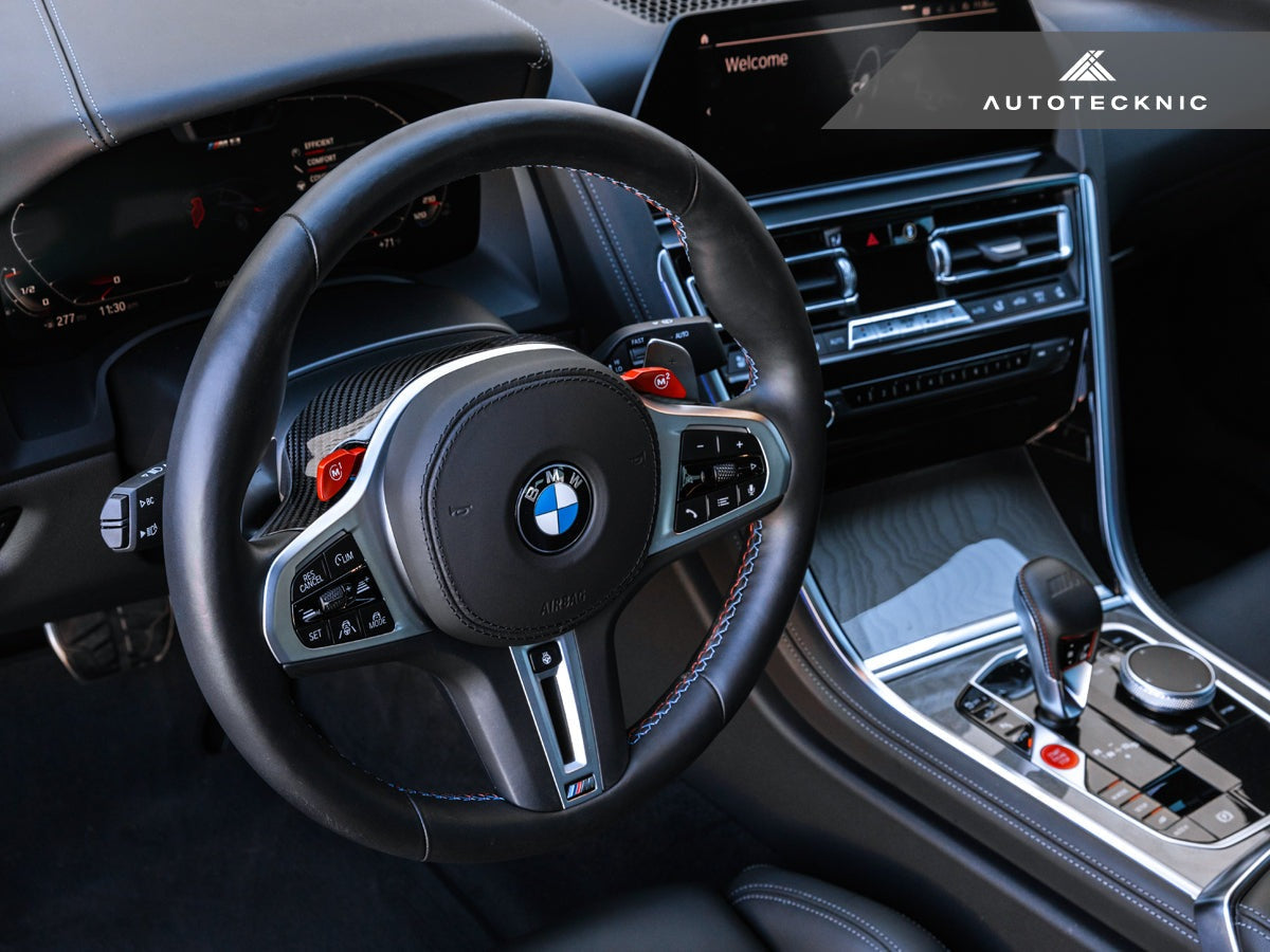Cubierta superior de carbono de repuesto para volante AutoTecknic - F90 M5