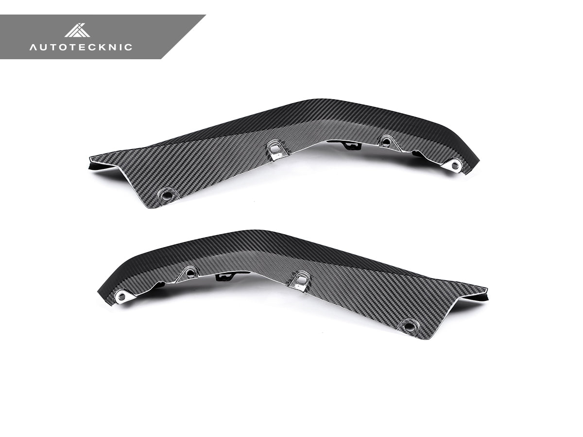 Juego de divisores traseros AutoTecknic de carbono seco con especificaciones OEM - G80 M3 | G82 M4 