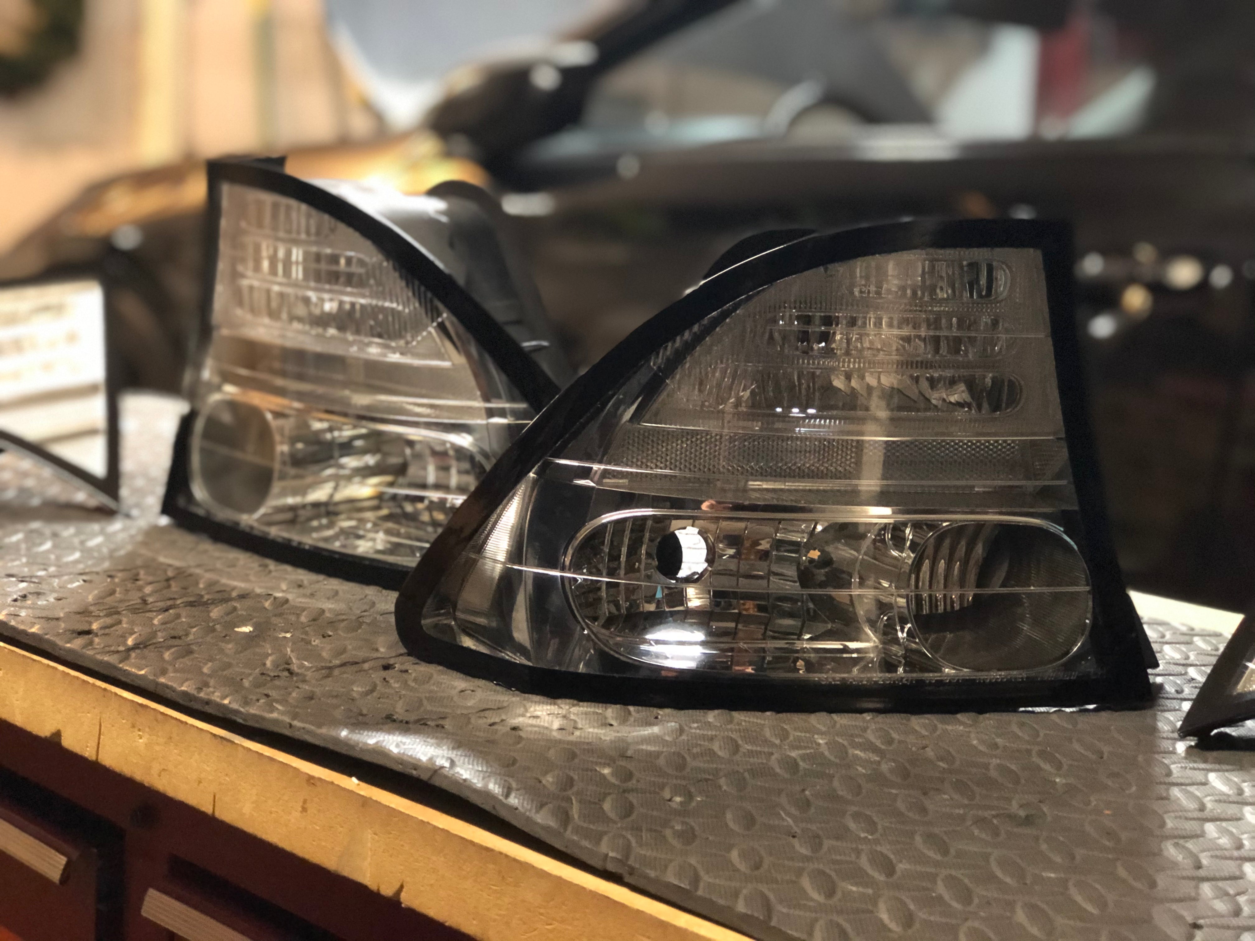 NTXGlow Custom Clear Lens Oem Tail Lights (2006-2011 Honda Civic Sedan)