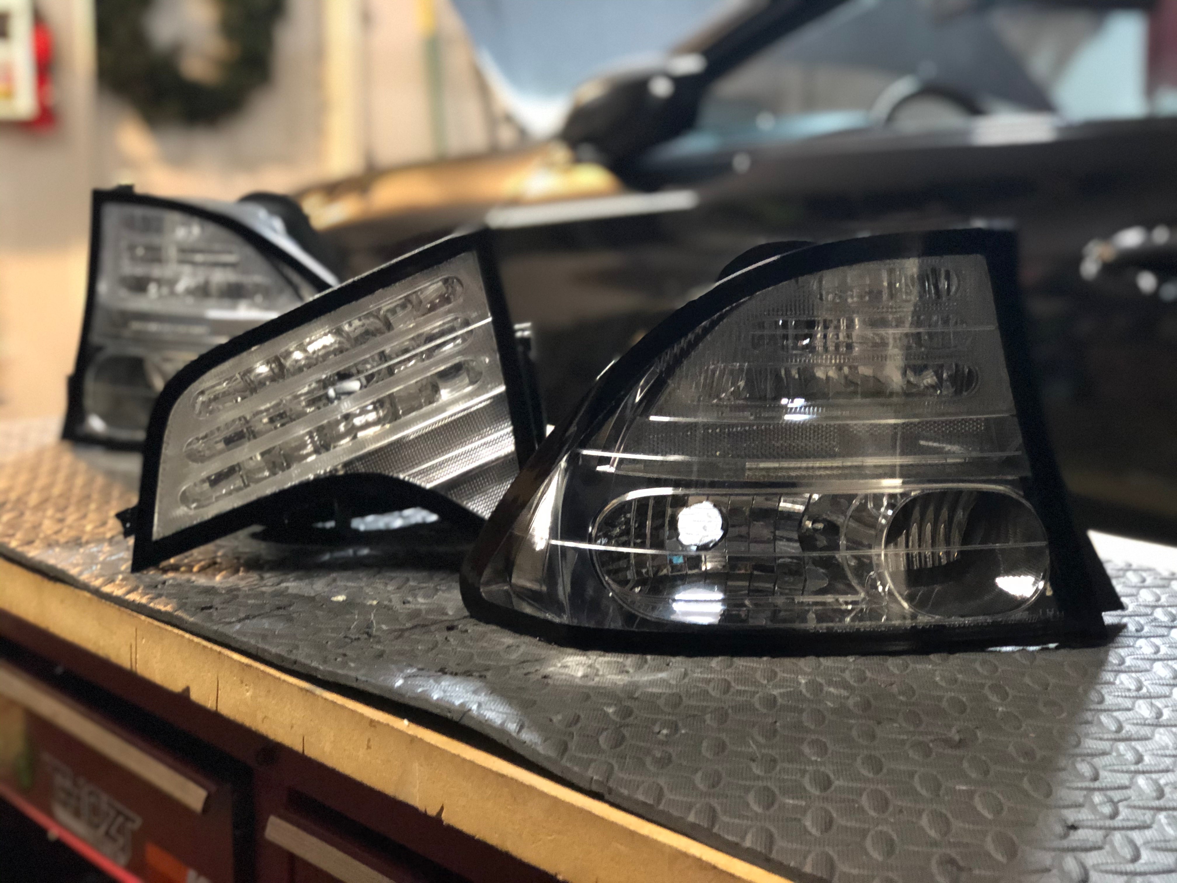 NTXGlow Custom Clear Lens Oem Tail Lights (2006-2011 Honda Civic Sedan)