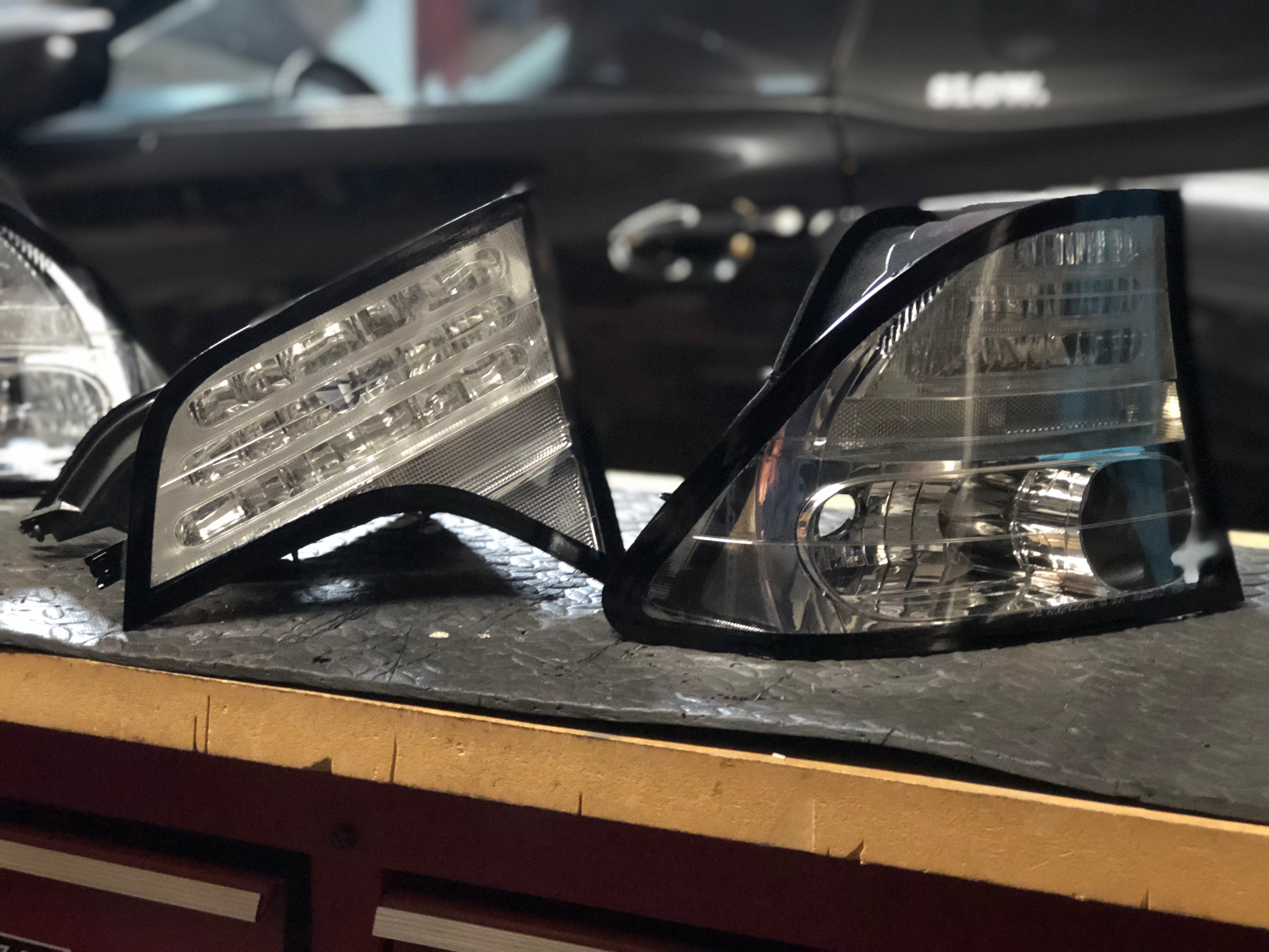 NTXGlow Custom Clear Lens Oem Tail Lights (2006-2011 Honda Civic Sedan)