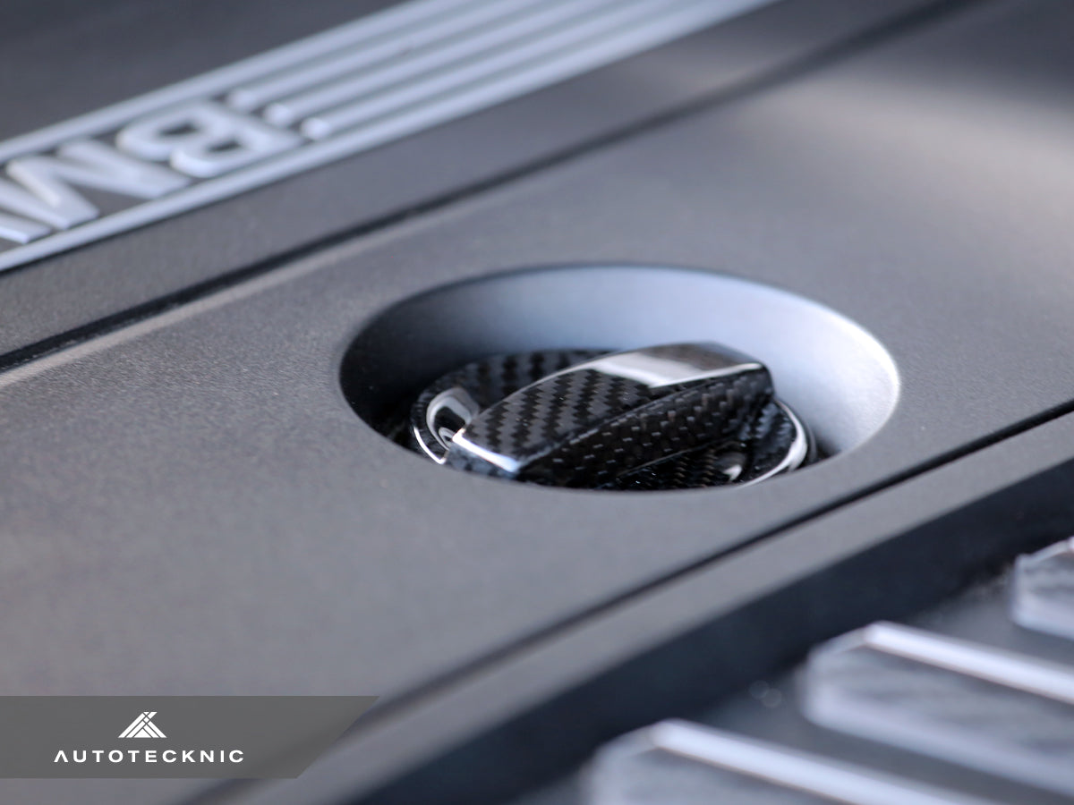 AutoTecknic Dry Carbon Competition Oil Cap Cover - G05 X5 | G06 X6 | G07 X7