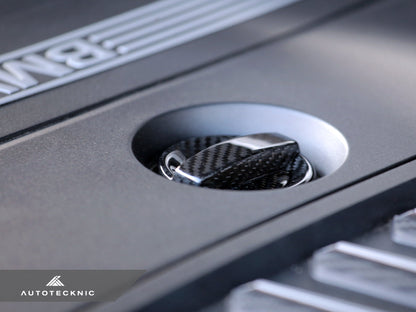 AutoTecknic Dry Carbon Competition Oil Cap Cover - G05 X5 | G06 X6 | G07 X7