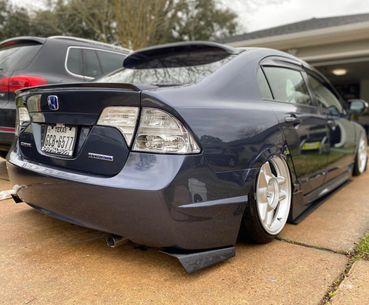 NTXGlow Custom Clear Lens Oem Tail Lights (2006-2011 Honda Civic Sedan)