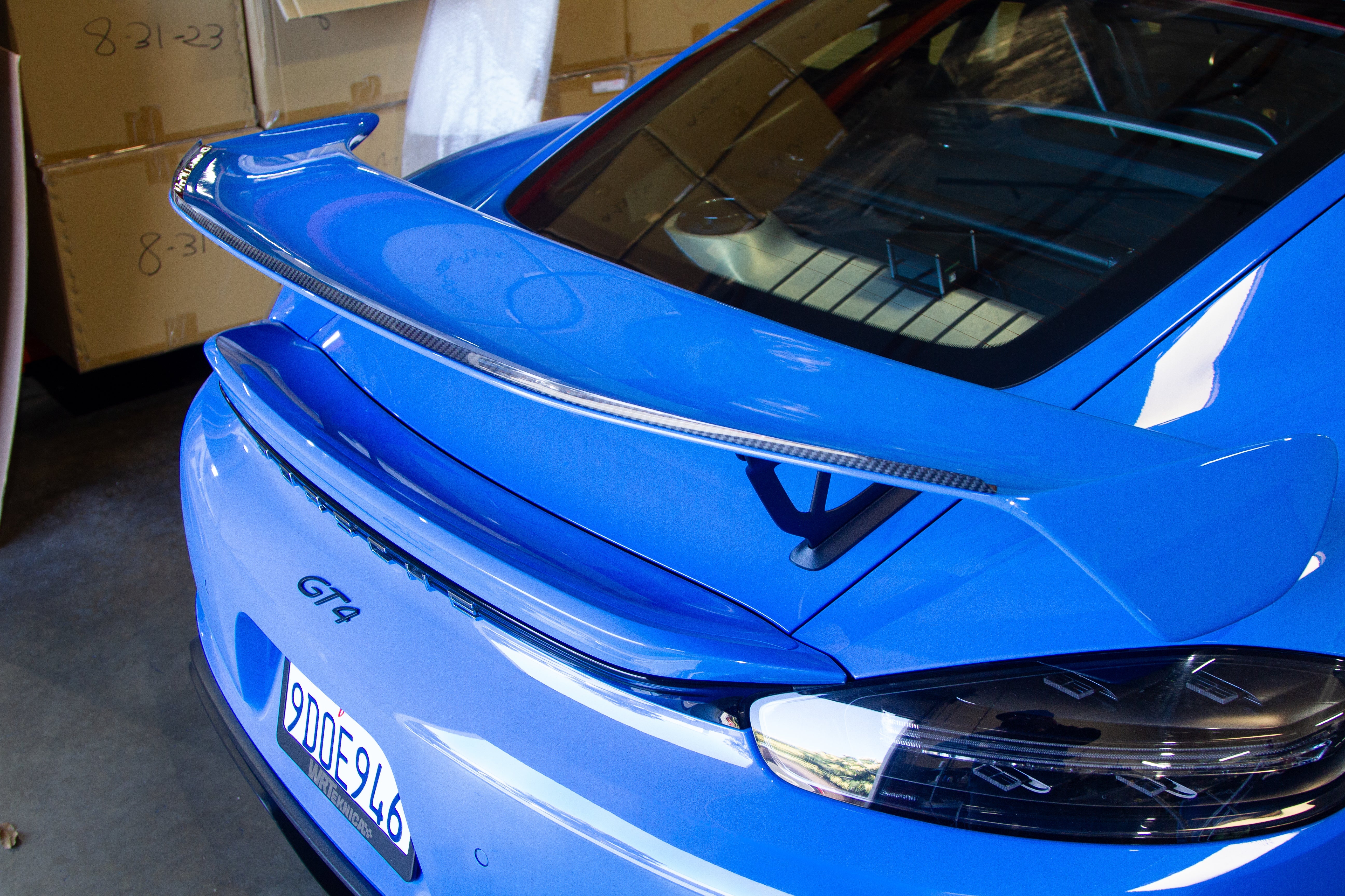 APR Carbon Fiber Gurney Flap (2020-2023 Porsche 718 Cayman GT4)