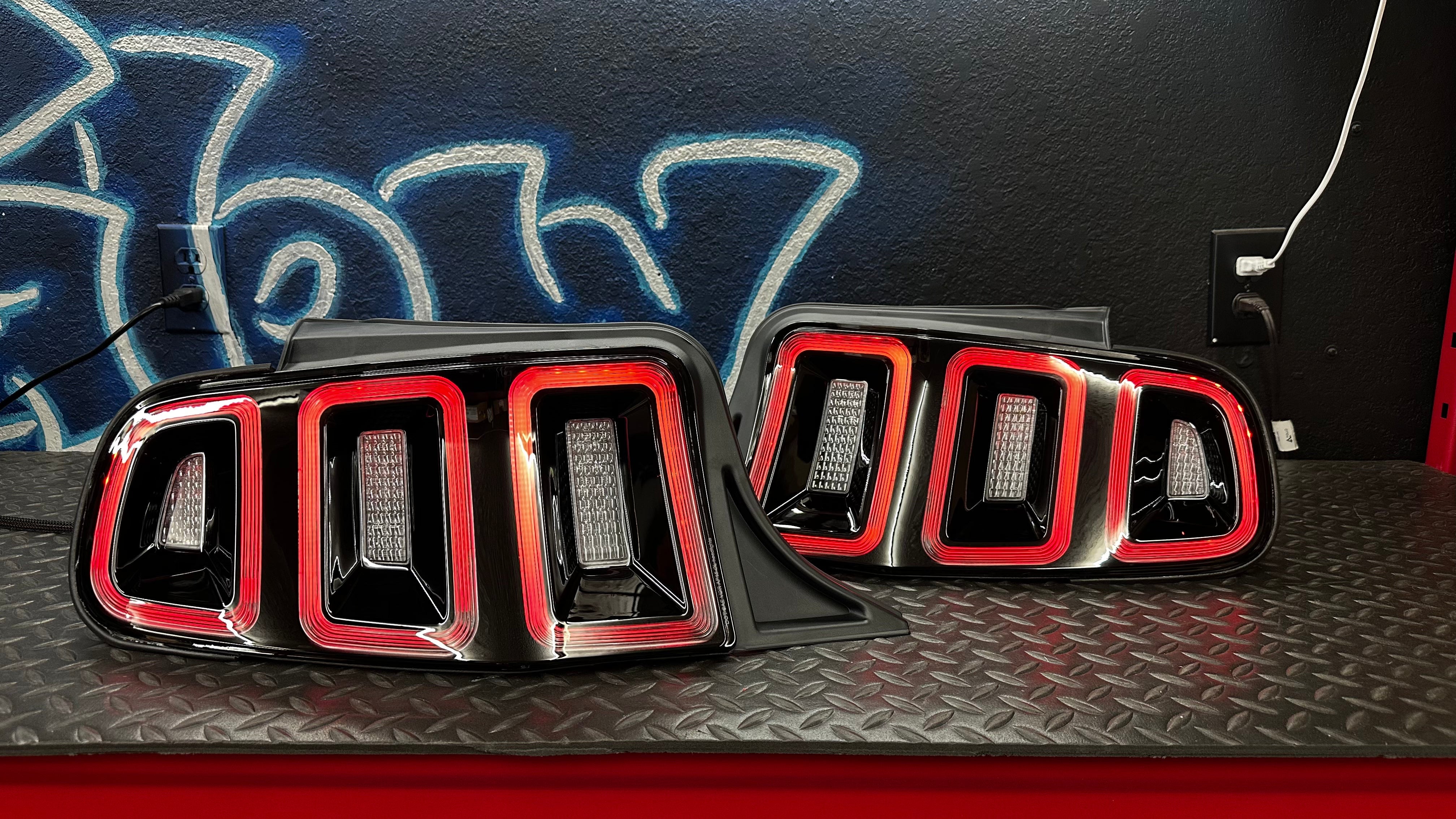 NTXGlow RGB Euro Style Tail Lights | 2010-2014 Ford Mustang