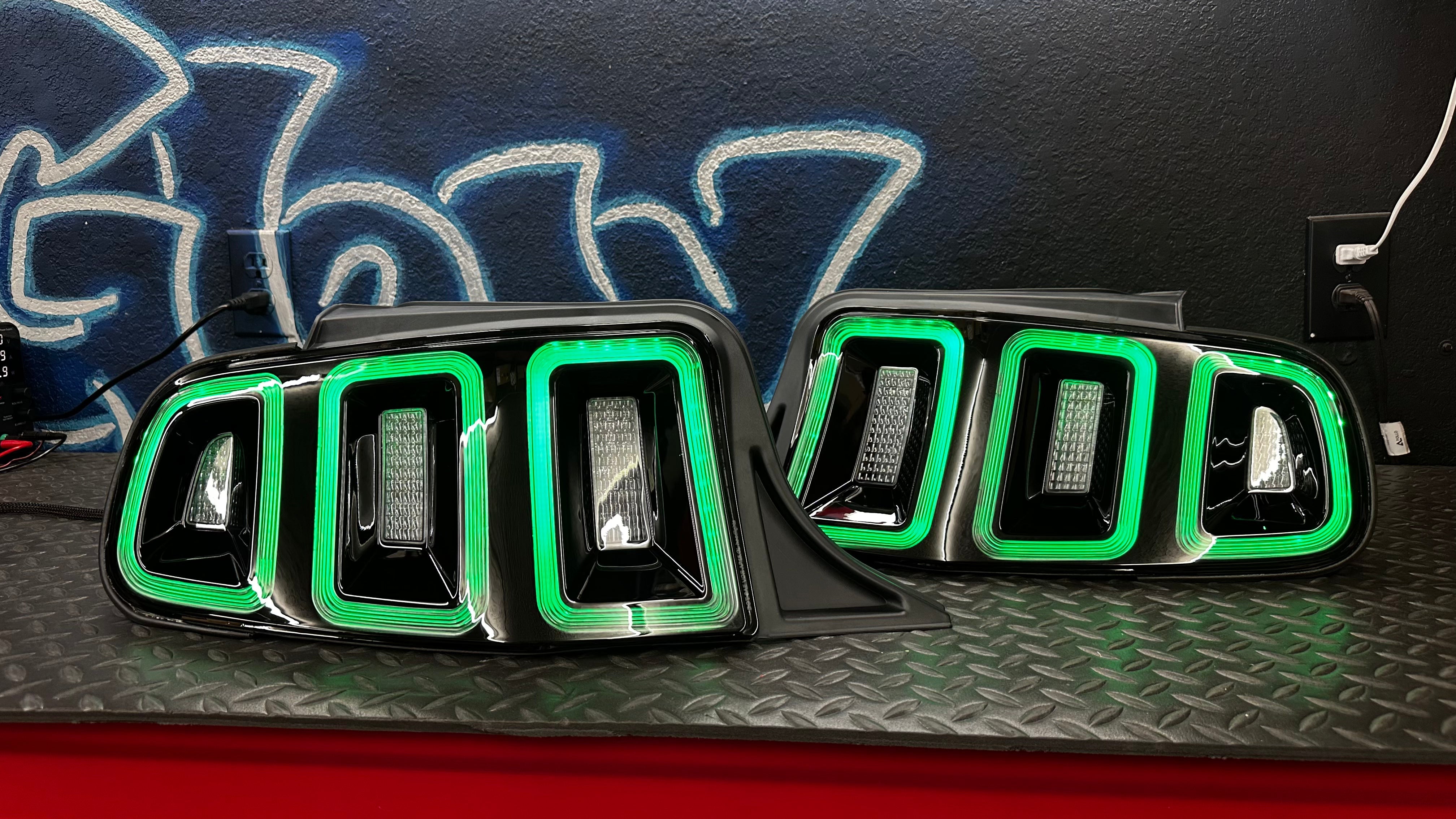 NTXGlow RGB Euro Style Tail Lights | 2010-2014 Ford Mustang