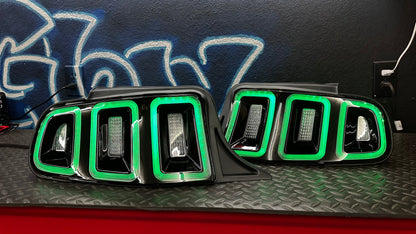 NTXGlow RGB Euro Style Tail Lights | 2010-2014 Ford Mustang