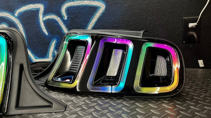 NTXGlow RGB Euro Style Tail Lights | 2010-2014 Ford Mustang