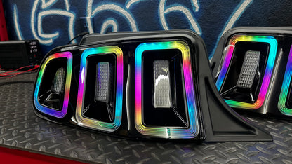 NTXGlow RGB Euro Style Tail Lights | 2010-2014 Ford Mustang