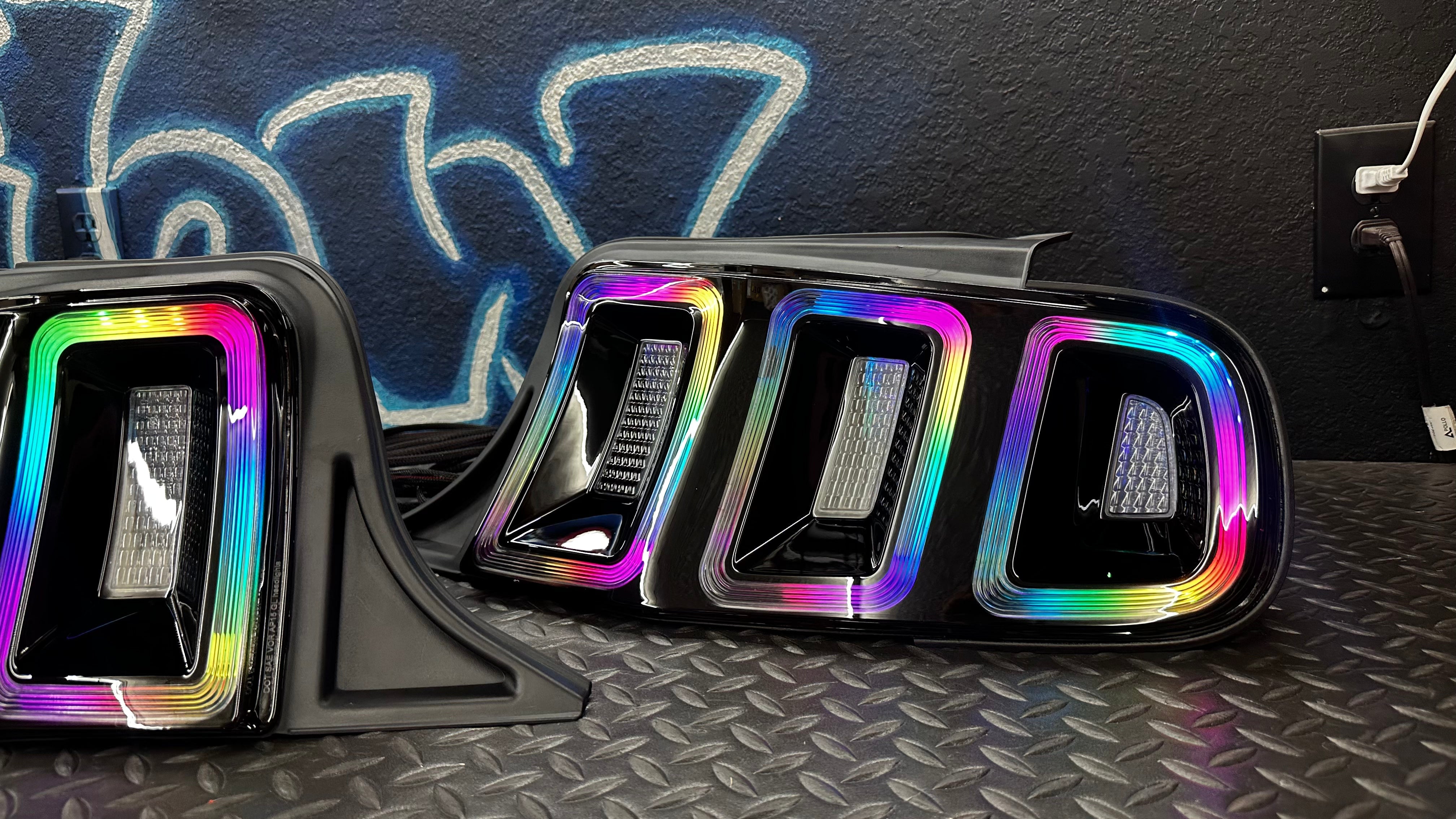 NTXGlow RGB Euro Style Tail Lights | 2010-2014 Ford Mustang