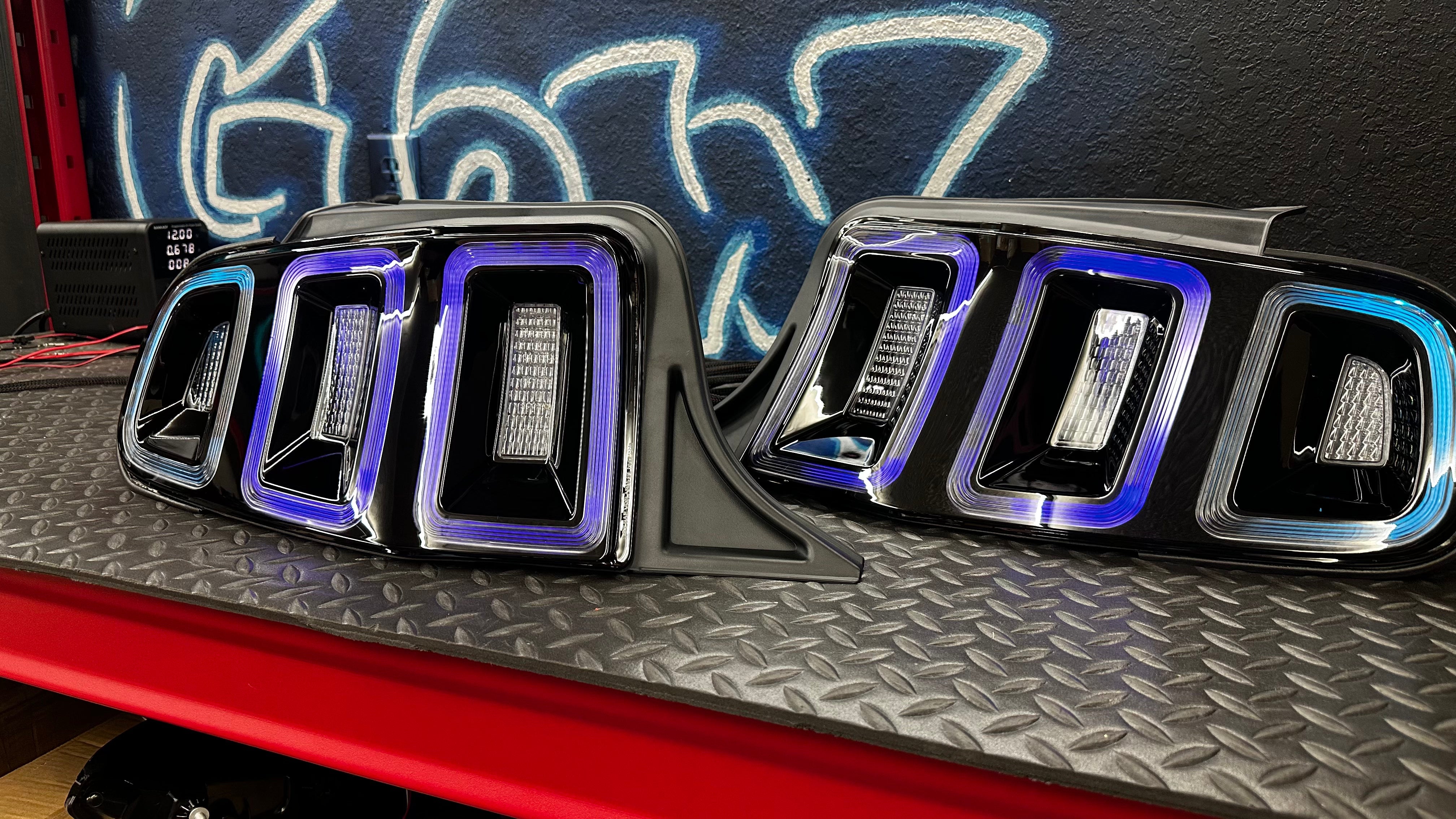 NTXGlow RGB Euro Style Tail Lights | 2010-2014 Ford Mustang