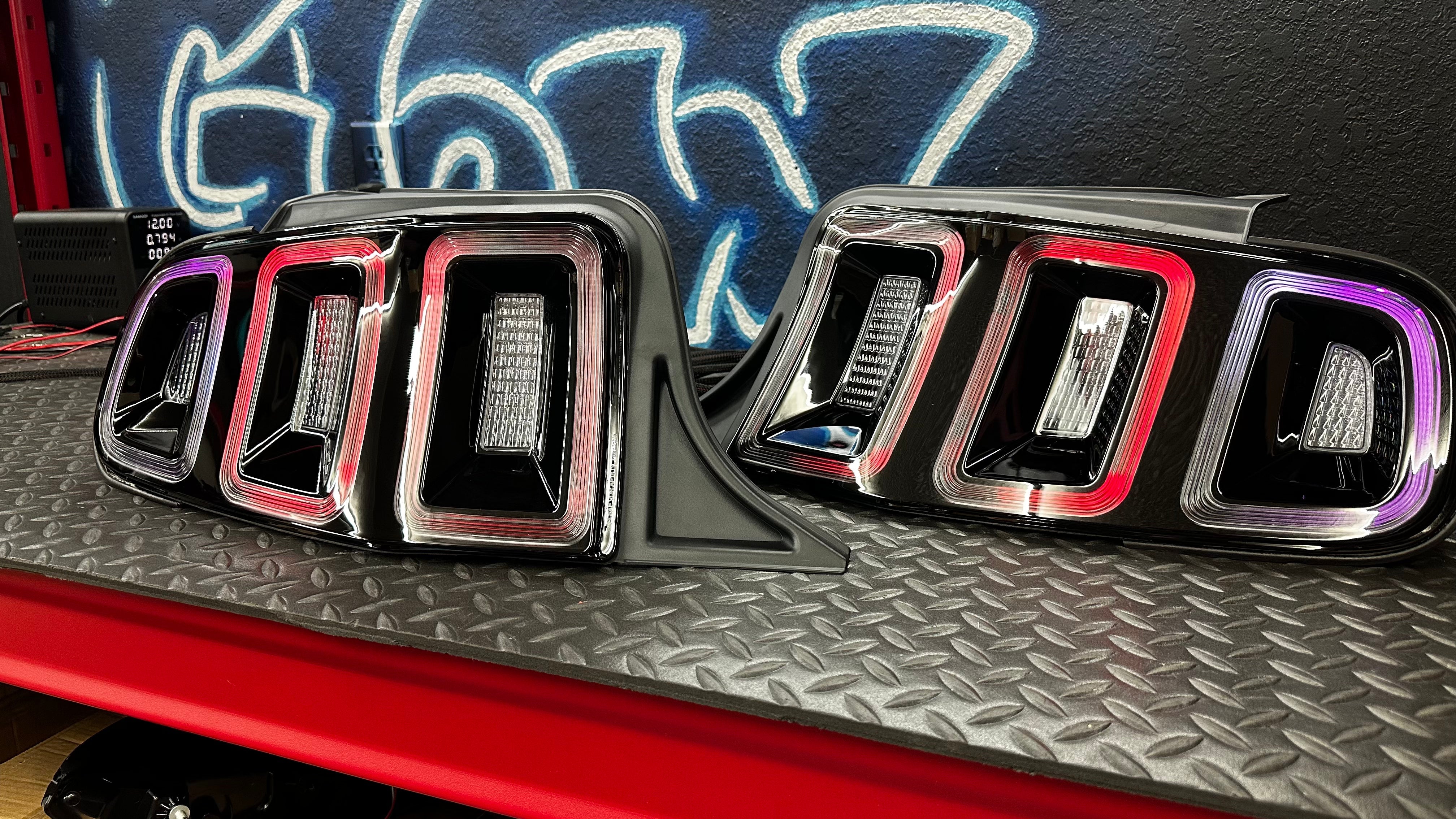 NTXGlow RGB Euro Style Tail Lights | 2010-2014 Ford Mustang