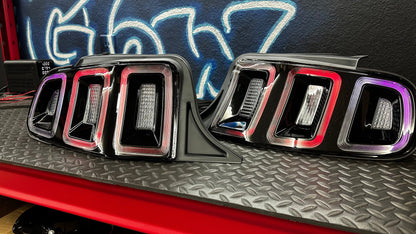 NTXGlow RGB Euro Style Tail Lights | 2010-2014 Ford Mustang