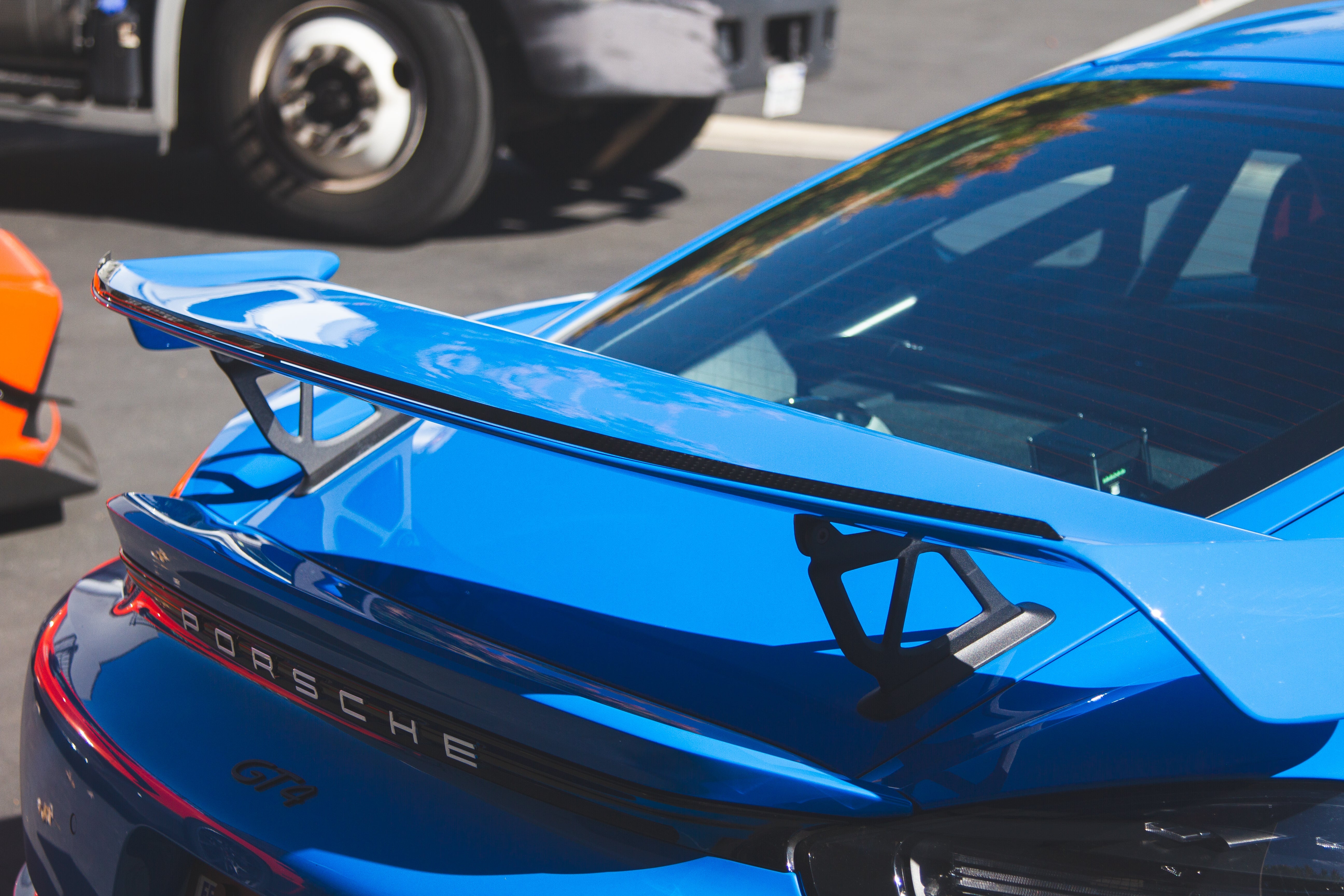 APR Carbon Fiber Gurney Flap (2020-2023 Porsche 718 Cayman GT4)
