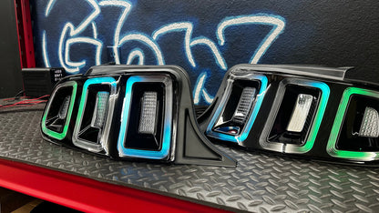 NTXGlow RGB Euro Style Tail Lights | 2010-2014 Ford Mustang