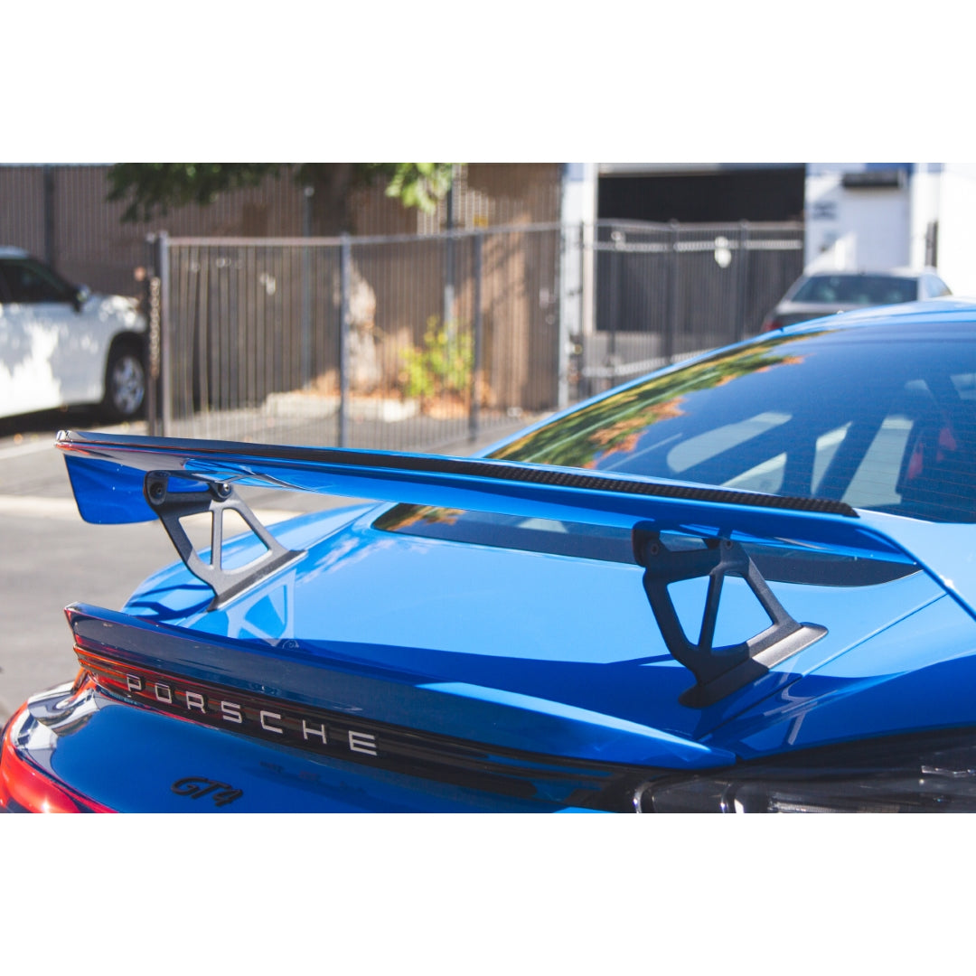 APR Carbon Fiber Gurney Flap (2020-2023 Porsche 718 Cayman GT4)