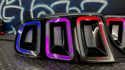 NTXGlow RGB Euro Style Tail Lights | 2010-2014 Ford Mustang