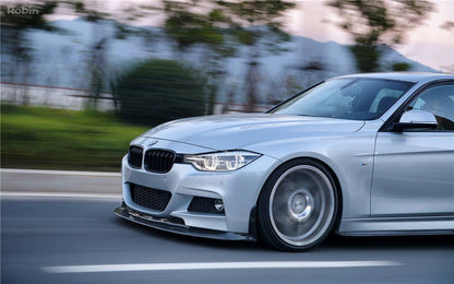 Juego de labio delantero de fibra de carbono estilo M-Tech GV para BMW Serie 3 F30 F35 2011-2019 Carbonado