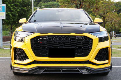 Carbonado 2020-2023 Audi RSQ8 AD Style Dry Carbon Fiber Front Lip Splitter