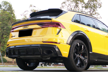 Carbonado 2020-2023 Audi RSQ8 AD Style Dry Carbon Fiber Rear Diffuser Lip