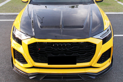 Carbonado 2019-2023 Audi Q8  SQ8  RSQ8 AD Style Dry Carbon Fiber Hood