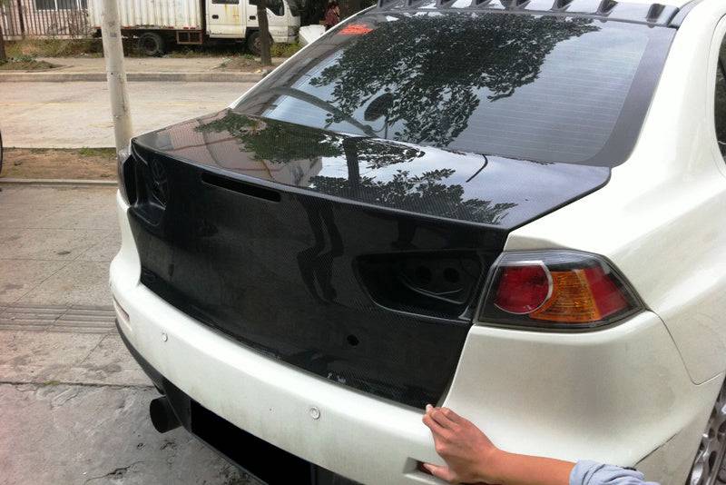 Carbonado 2008-2016 Mitsubishi Evo 10 OEM Style Carbon Fiber Trunk