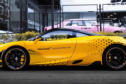 Faldones laterales de fibra de carbono estilo autoclave para el McLaren 720S Spider Coupé VRS Carbonado 2017-2022