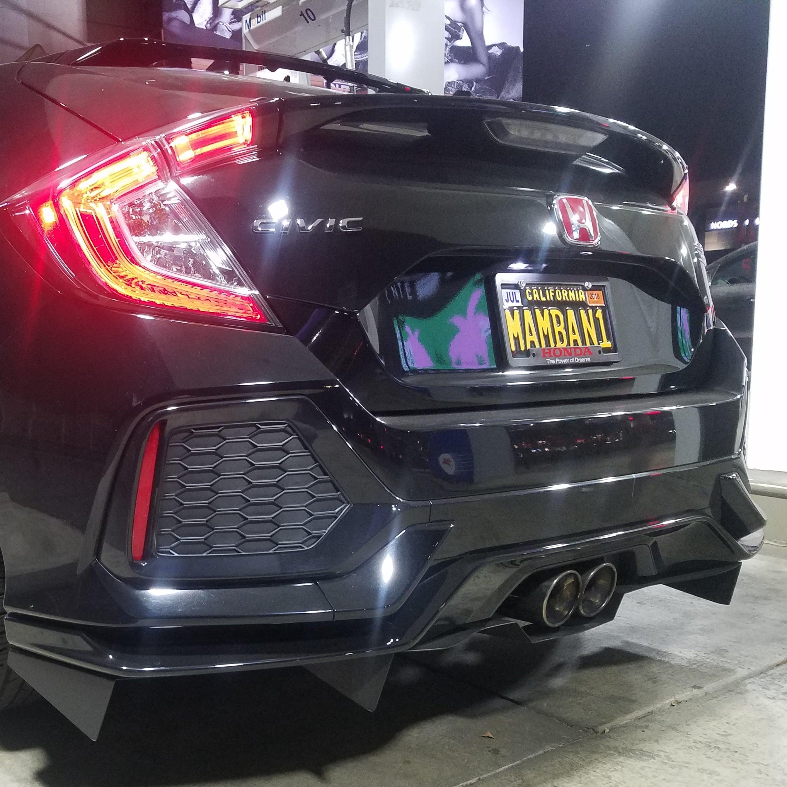 Difusor trasero Aeroflow Dynamics V1 (Honda Civic Hatchback, Sport, Sport Touring 2017-2019)