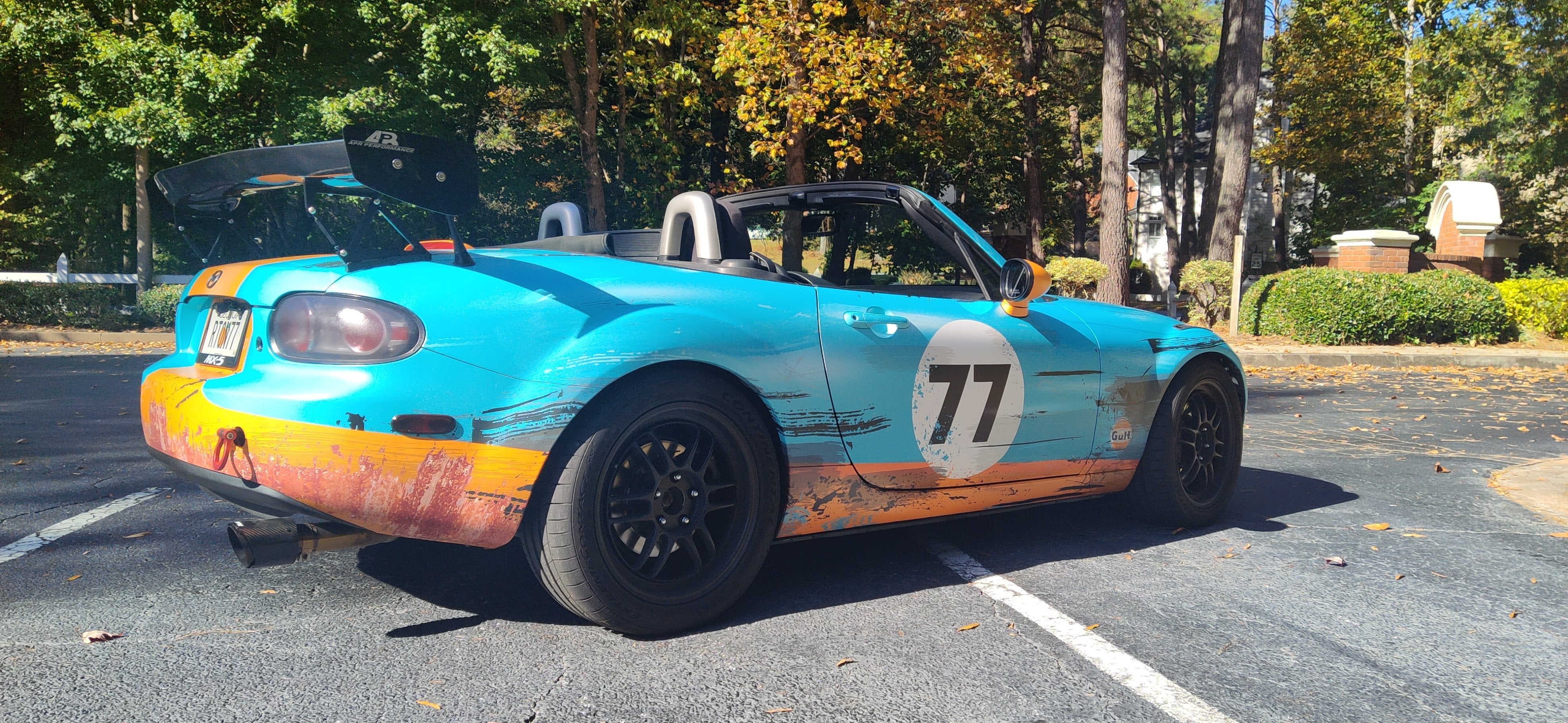 APR GTC-200 Carbon Fiber Adjustable Wing (Mazda Miata NC)