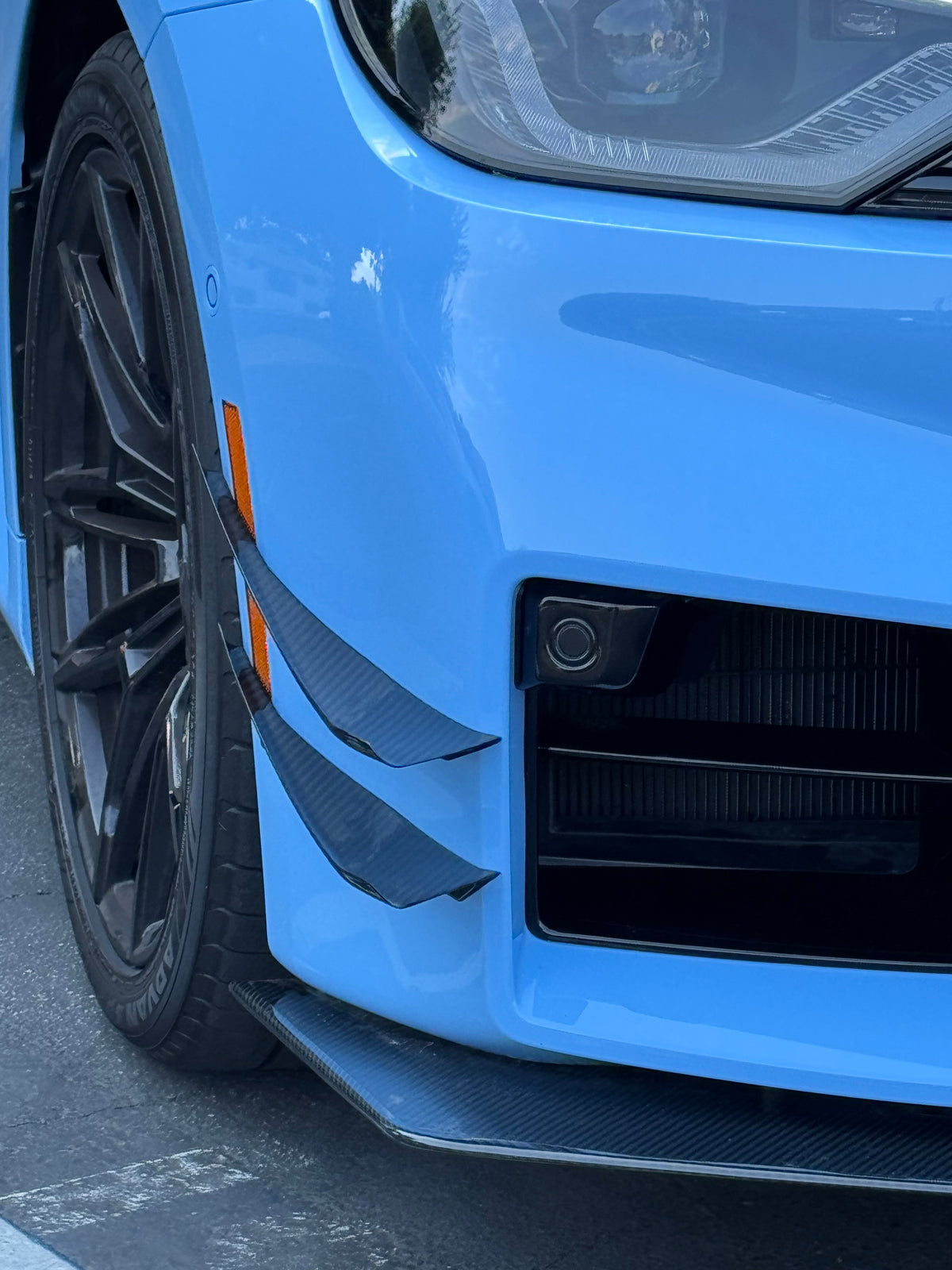 Carbon Fiber Front Bumper Canards - BMW G87 M2 (AB-520224)