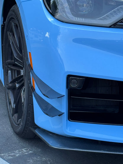Carbon Fiber Front Bumper Canards - BMW G87 M2 (AB-520224)