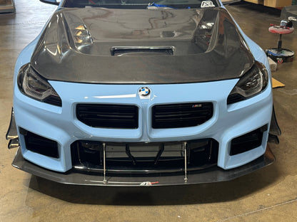 Carbon Fiber Front Bumper Canards - BMW G87 M2 (AB-520224)