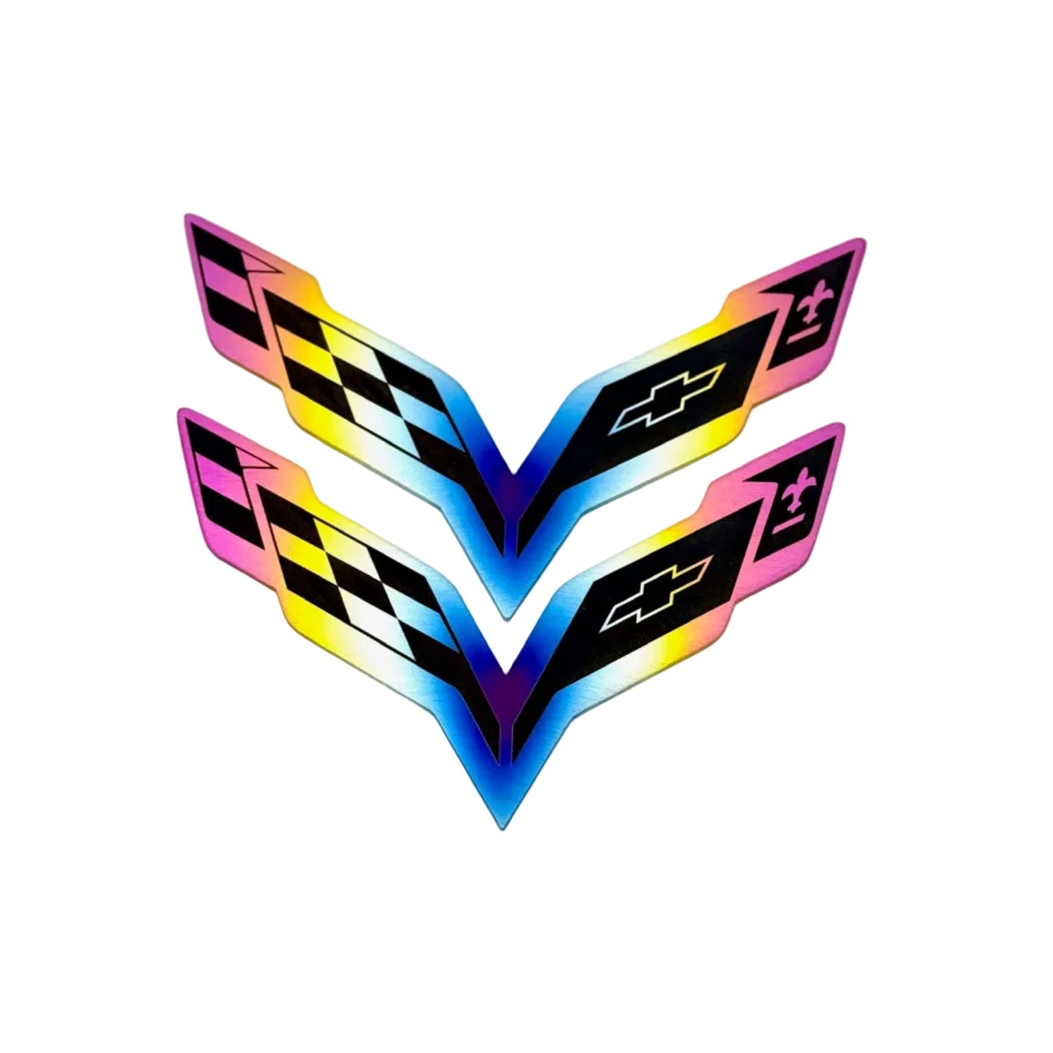 JDC Titanium Front/Rear Badge | 2014-2019 C7 Corvette