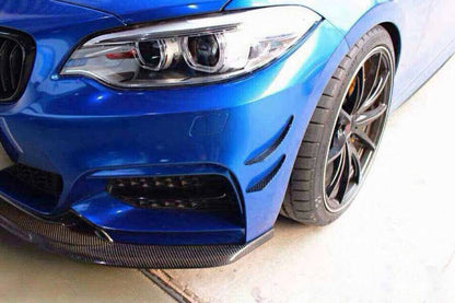 Carbonado 2013-2016 BMW 2 Series F22  F23 EXOT Style Front Canards (M-Tech Only)