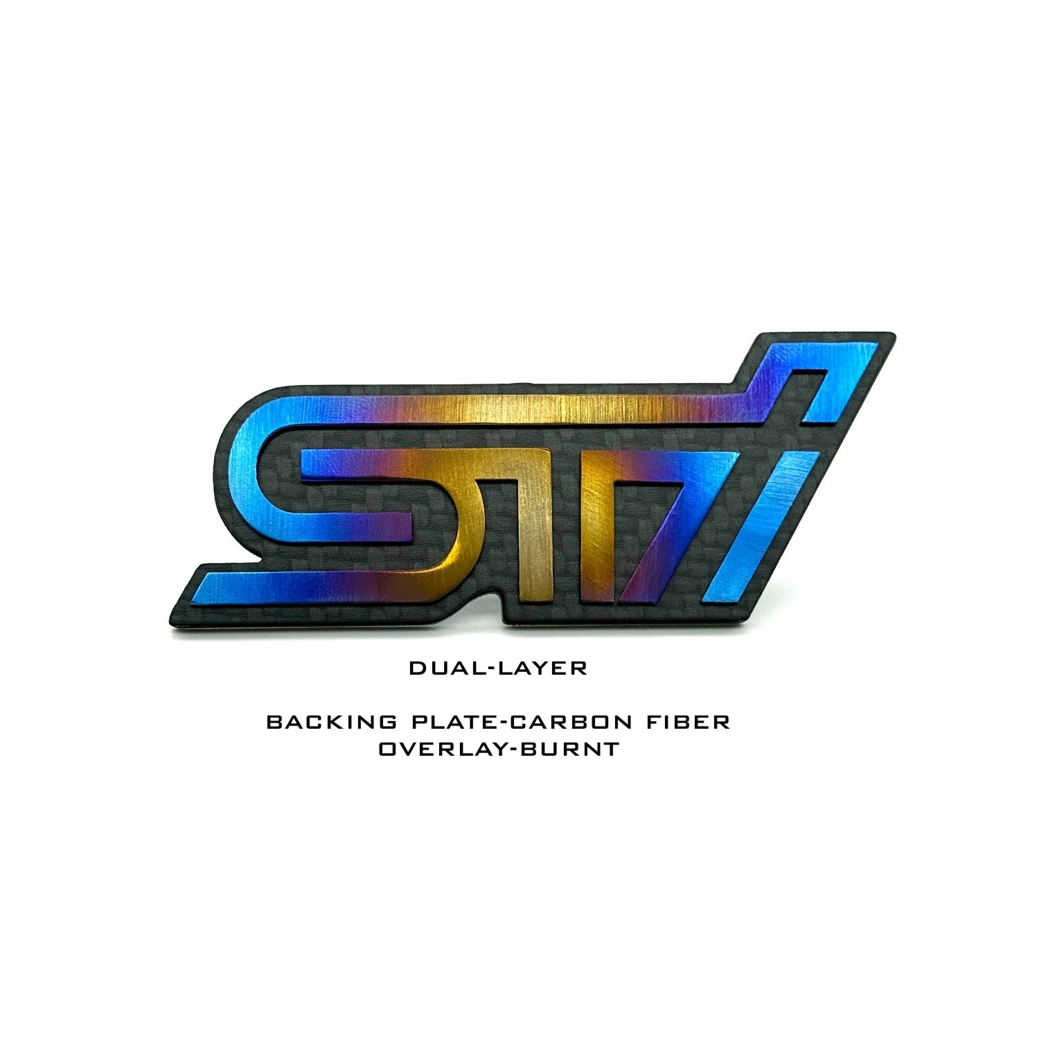 JDC チタン「STI」メッシュグリルバッジ（ユニバーサル）