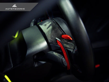 AutoTecknic Replacement Carbon Steering Wheel Top Cover - G80 M3 | G82/ G83 M4 - 4