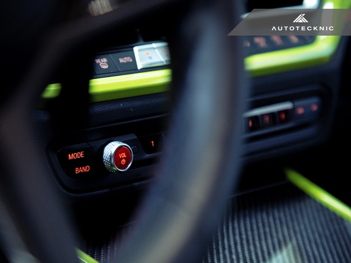 AutoTecknic Bright Red Audio Volume Button - F90 M5