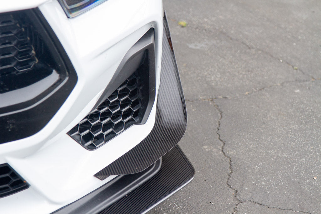 APR Carbon Fiber Front Bumper Canards (2024+ Ford Mustang GT)