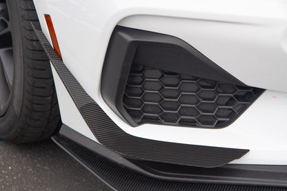 APR Carbon Fiber Front Bumper Canards (2024+ Ford Mustang GT)