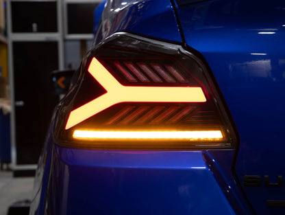 Luces traseras LED OLM Y-Spec (óptica blanca con lente ahumada) - WRX/STI 2015-2021