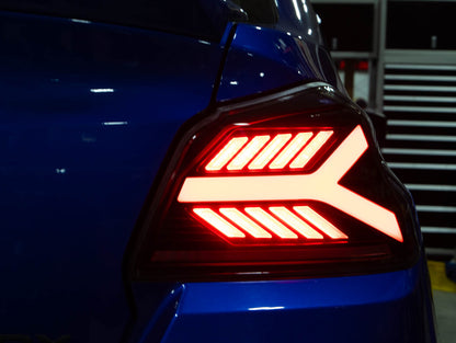 Luces traseras LED OLM Y-Spec (óptica blanca con lente ahumada) - WRX/STI 2015-2021