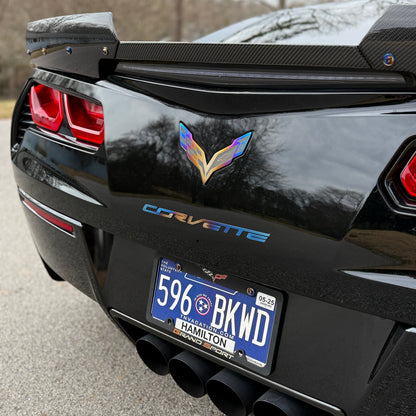 JDC Titanium "Corvette" Badge (2014-2019 C7 Corvette)