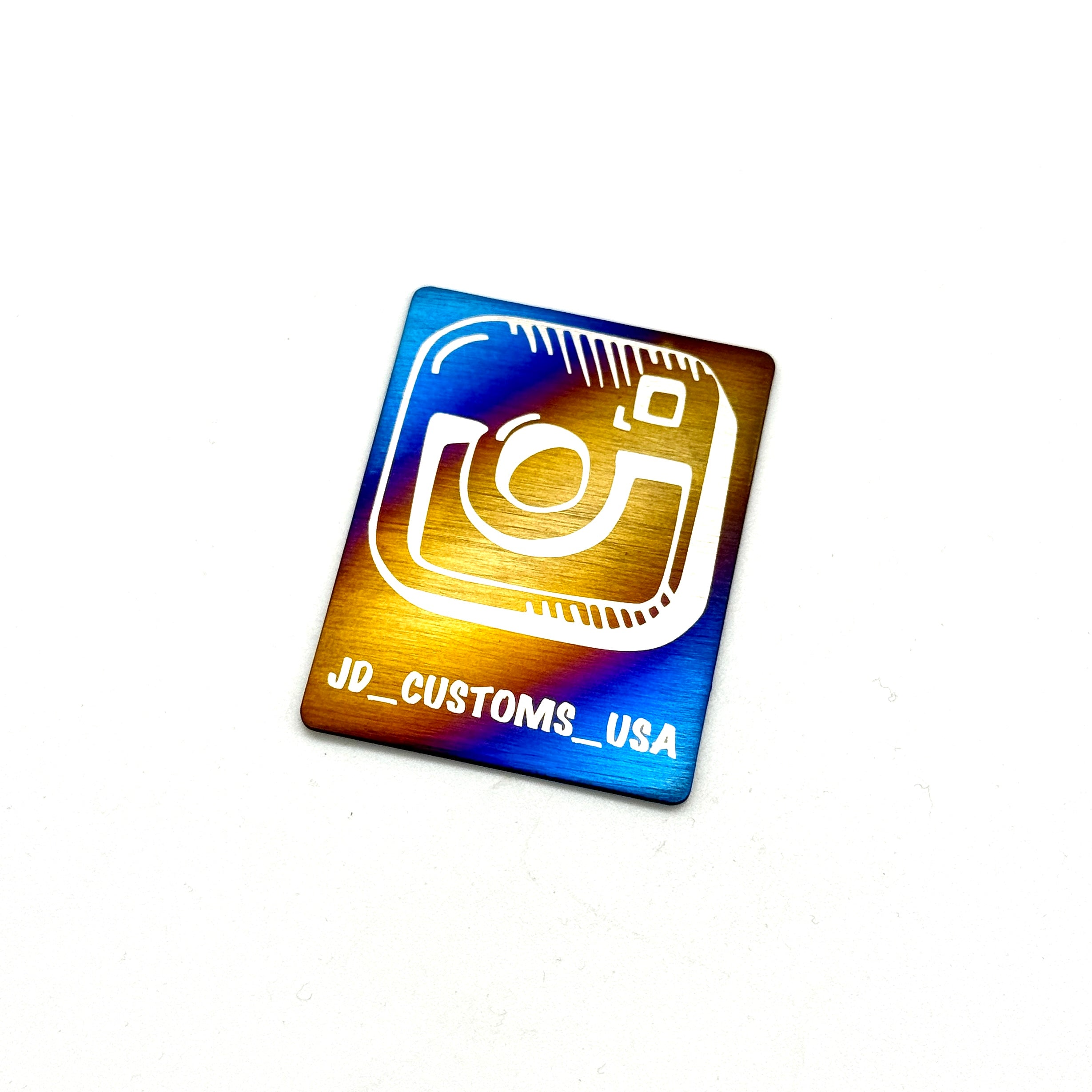 JDC Titanium Instagram Badges