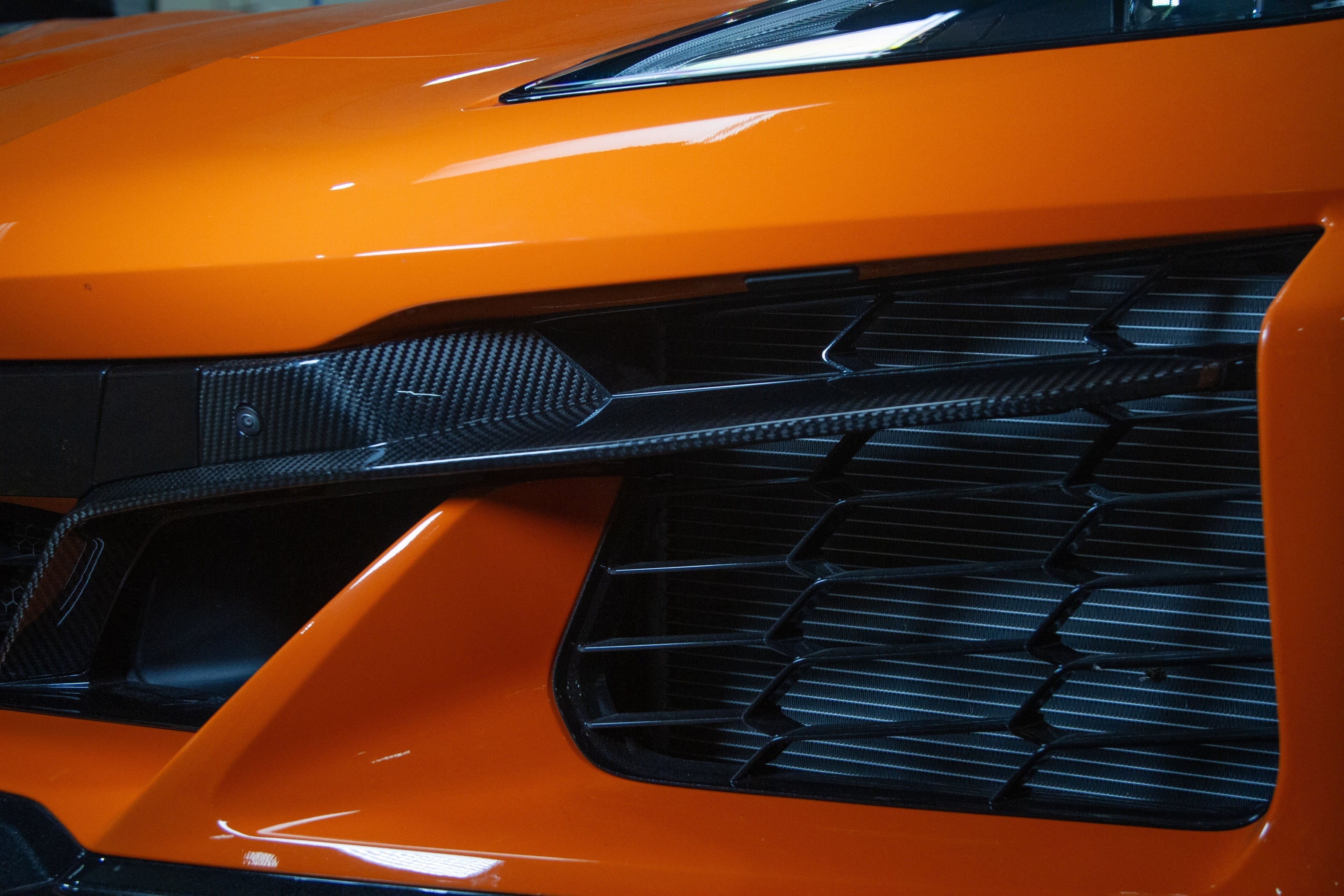 APR Carbon Fiber Chevrolet Front Bumper Grill Inserts (2024+ Chevrolet Corvette C8 Z06)