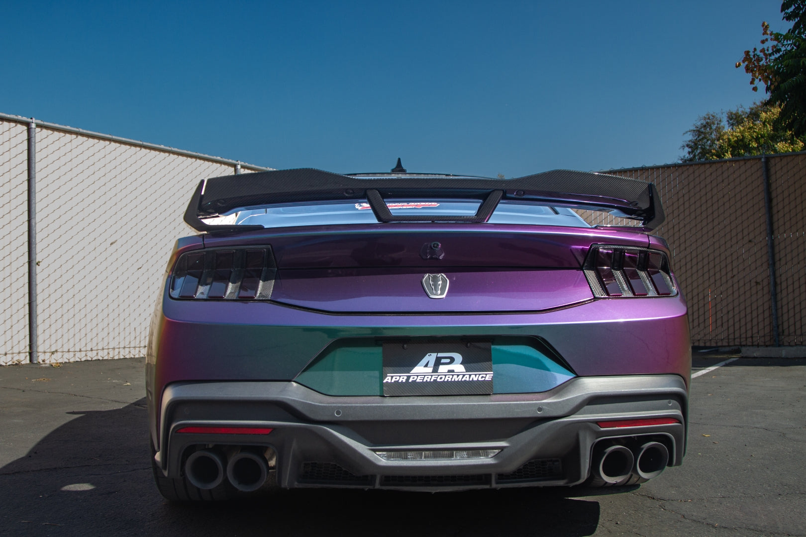 APR Carbon Fiber Spoiler with Gurney (2024+ Ford Mustang S650 Dark Horse)