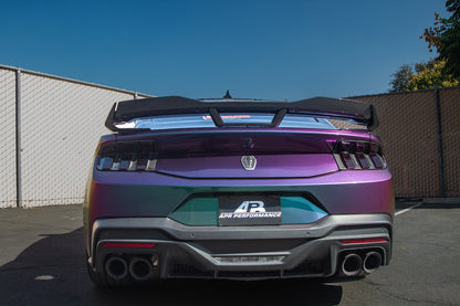 APR Carbon Fiber Spoiler with Gurney (2024+ Ford Mustang S650 Dark Horse)